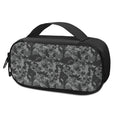 Grey Digital Camo Pattern Print Portable Cooler Travel Case
