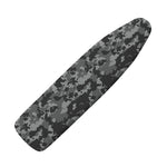 Grey Digital Camo Pattern Print Ironing Board Cover
