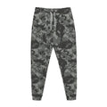 Grey Digital Camo Pattern Print Jogger Pants