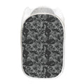 Grey Digital Camo Pattern Print Mesh Laundry Hamper