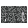 Grey Digital Camo Pattern Print Placemat