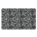 Grey Digital Camo Pattern Print Polyester Doormat