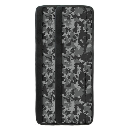 Grey Digital Camo Pattern Print Refrigerator Handle Covers
