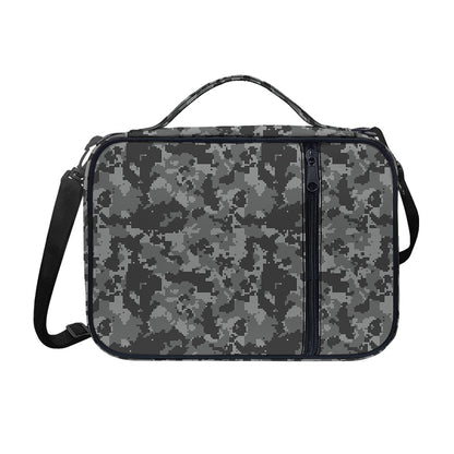 Grey Digital Camo Pattern Print Shoulder Strap Bible Bag