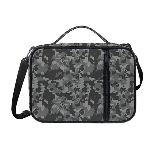 Grey Digital Camo Pattern Print Shoulder Strap Bible Bag