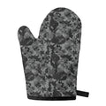 Grey Digital Camo Pattern Print Single Oven Mitt