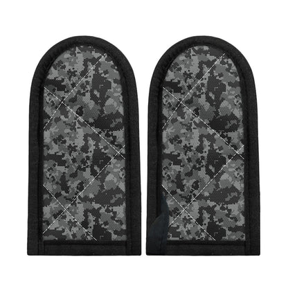 Grey Digital Camo Pattern Print Skillet Handle Cover