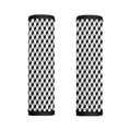 Grey Geometric Cube Shape Pattern Print Handle Covers
