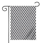 Grey Geometric Cube Shape Pattern Print House Flag