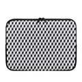 Grey Geometric Cube Shape Pattern Print Laptop Sleeve