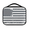 Grey Grunge American Flag Print Classic Bible Case