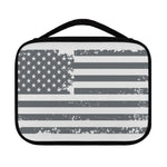 Grey Grunge American Flag Print Classic Bible Case
