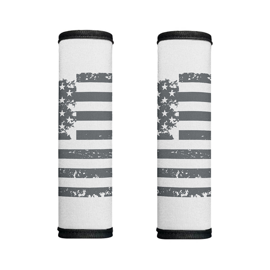 Grey Grunge American Flag Print Handle Covers