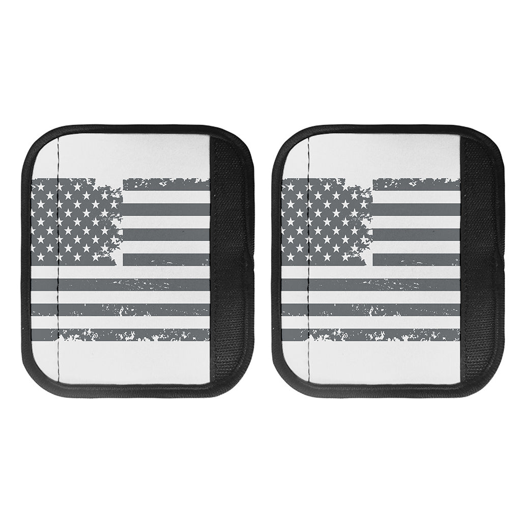 Grey Grunge American Flag Print Handle Covers