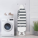 Grey Grunge American Flag Print Ironing Board Cover