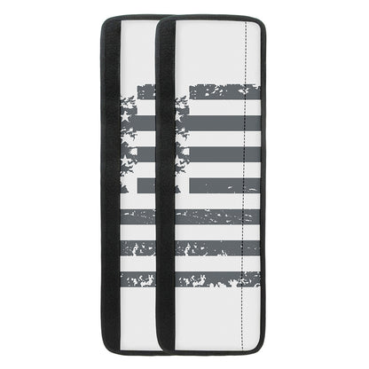 Grey Grunge American Flag Print Refrigerator Handle Covers