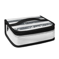 Grey Grunge American Flag Print Small Lunch Bag