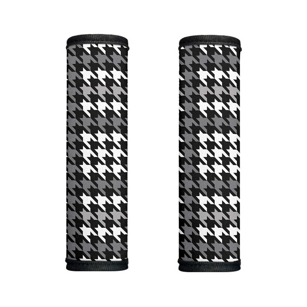 Grey Houndstooth Pattern Print Handle Covers