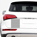 Grey Knitted Pattern Print Car Sticker