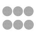 Grey Knitted Pattern Print Coaster Set