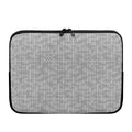 Grey Knitted Pattern Print Laptop Sleeve