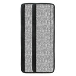 Grey Knitted Pattern Print Refrigerator Handle Covers
