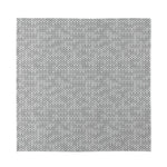 Grey Knitted Pattern Print Silk Bandana