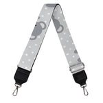Grey Koala Pattern Print Bag Strap