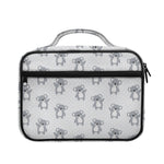 Grey Koala Pattern Print Briefcase Bible Bag
