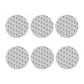 Grey Koala Pattern Print Coaster Set