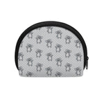 Grey Koala Pattern Print Coin Purse