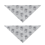 Grey Koala Pattern Print Dog Bandana