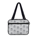 Grey Koala Pattern Print Double Strap Bible Bag
