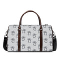 Grey Koala Pattern Print Duffel Bag