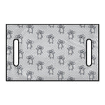 Grey Koala Pattern Print Golf Cart Seat Cover