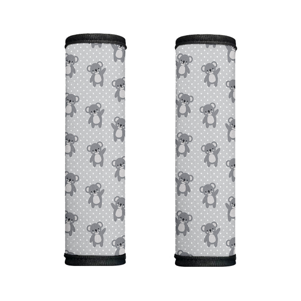 Grey Koala Pattern Print Handle Covers