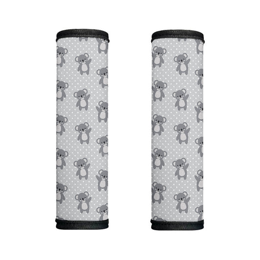 Grey Koala Pattern Print Handle Covers