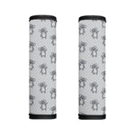 Grey Koala Pattern Print Handle Covers