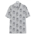 Grey Koala Pattern Print Hawaiian Shirt