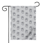 Grey Koala Pattern Print House Flag