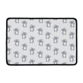 Grey Koala Pattern Print Kitchen Mat