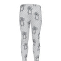 Grey Koala Pattern Print Men's Leggings