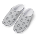 Grey Koala Pattern Print Mesh Casual Shoes