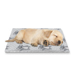 Grey Koala Pattern Print Pet Cooling Mat Cover