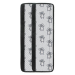 Grey Koala Pattern Print Refrigerator Handle Covers