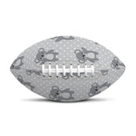Grey Koala Pattern Print Rugby Ball