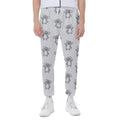Grey Koala Pattern Print Joggers