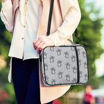 Grey Koala Pattern Print Shoulder Strap Bible Bag