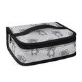 Grey Koala Pattern Print Small Lunch Bag