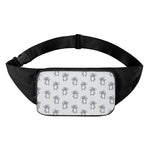 Grey Koala Pattern Print Waist Bag